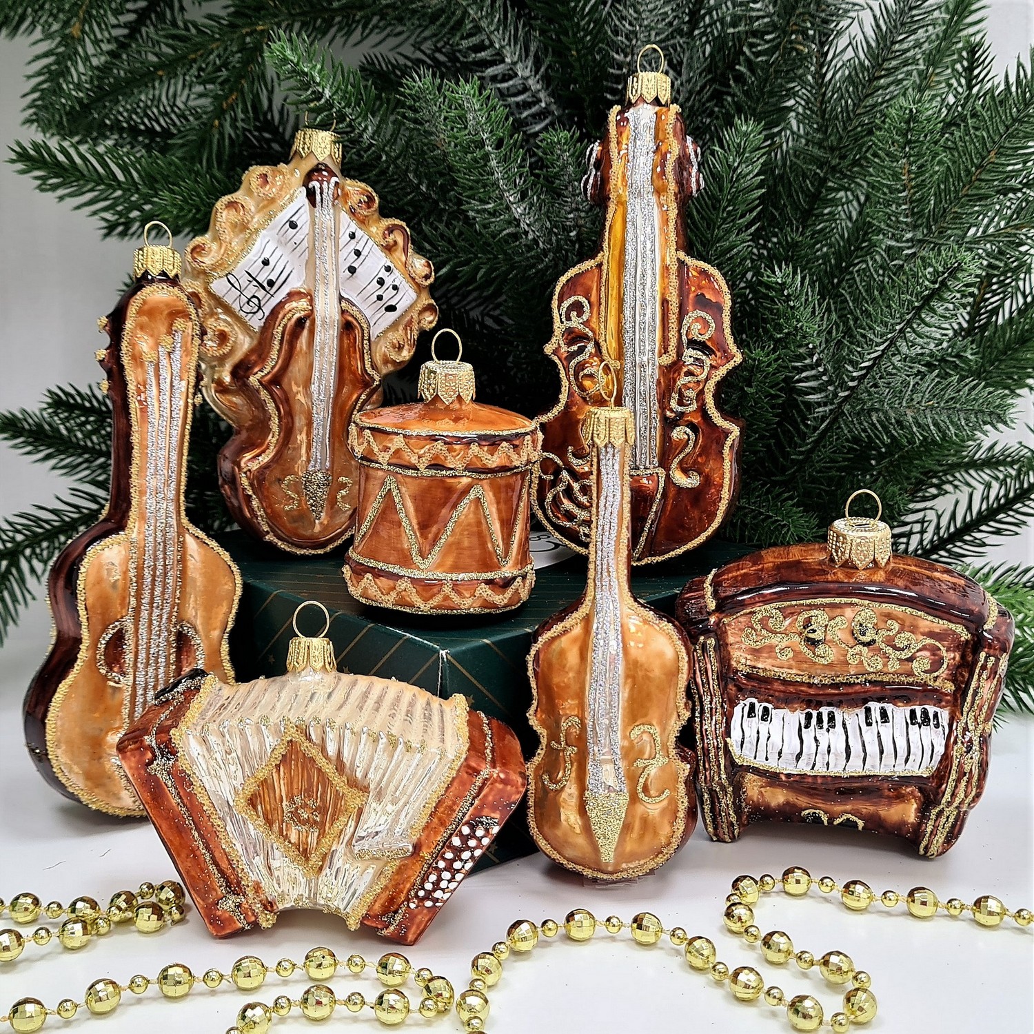 фото Набор ёлочных игрушек Музыкальные инструменты