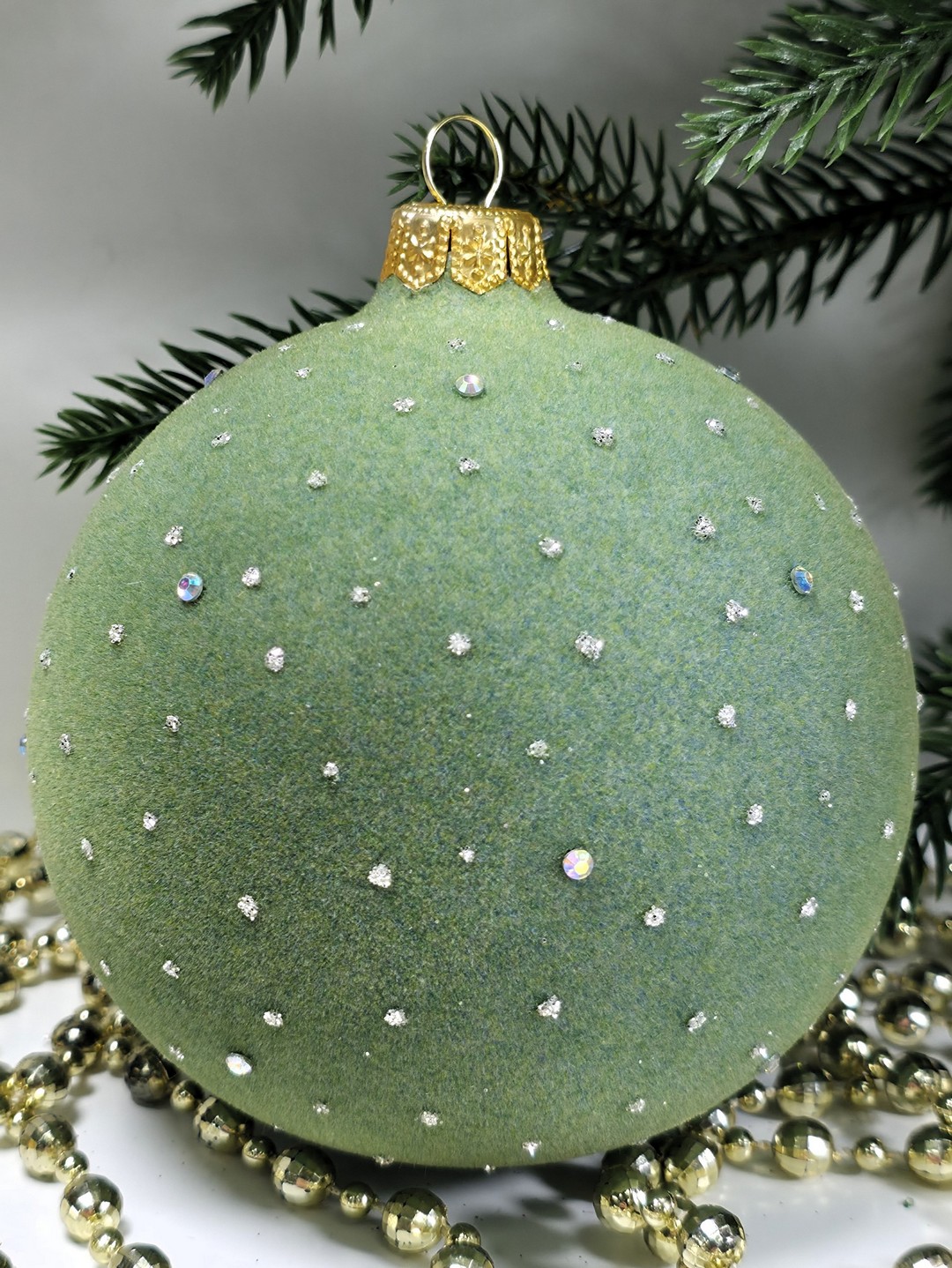 фото Стеклянный шар 100 мм №26