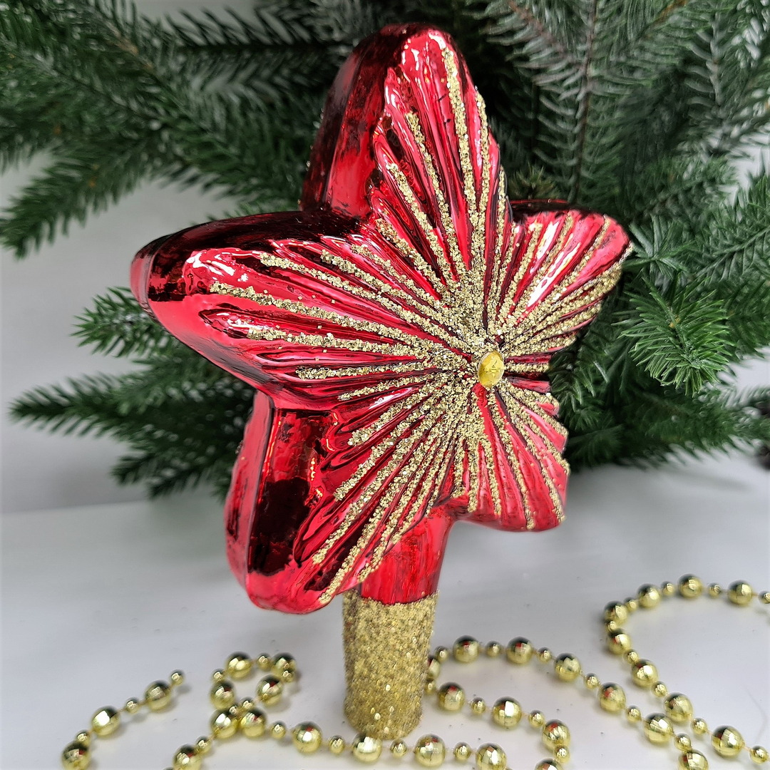 фото Верхушка на ёлку Звезда красная