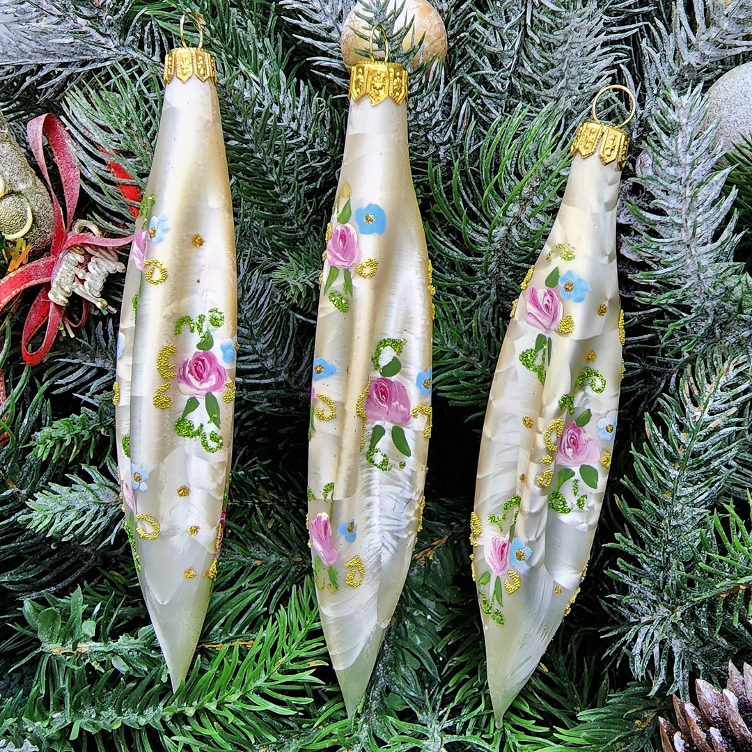 фото Набор ёлочных игрушек Три сосульки Версаль