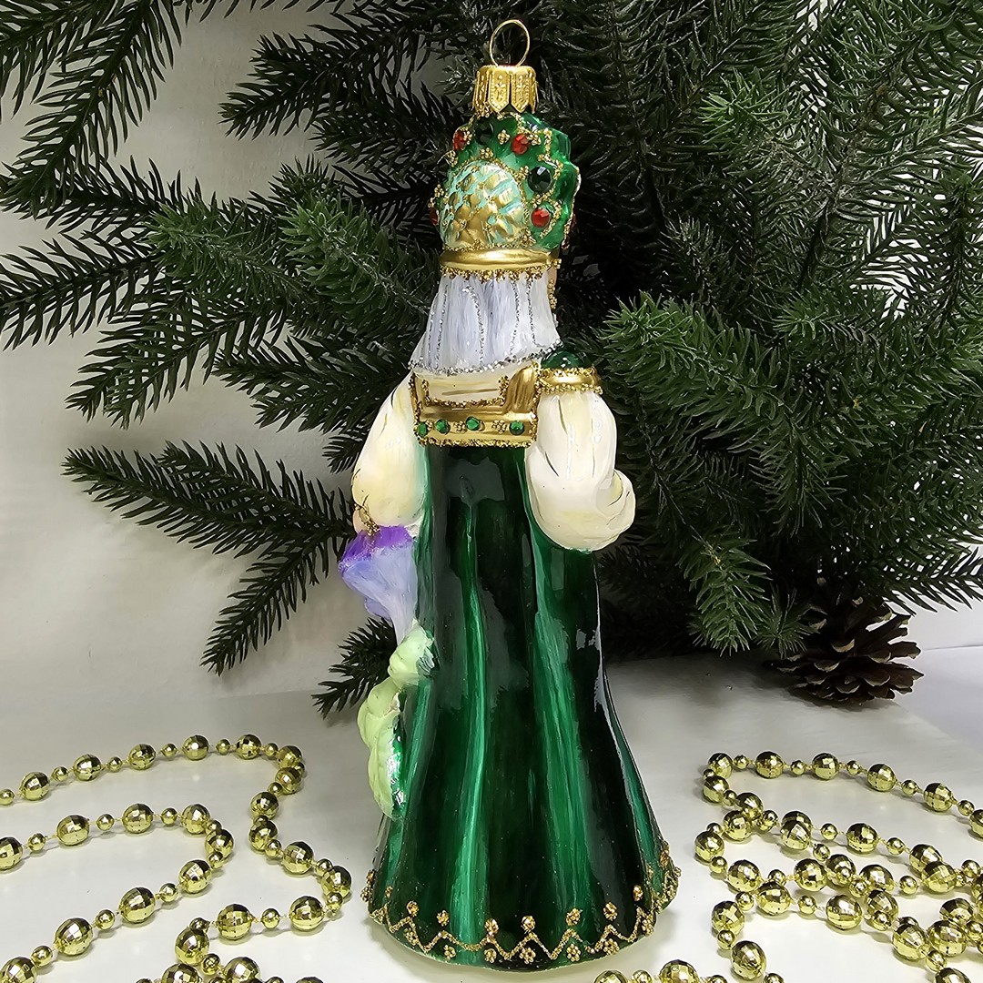 фото Стеклянная елочная игрушка Хозяйка Медной горы