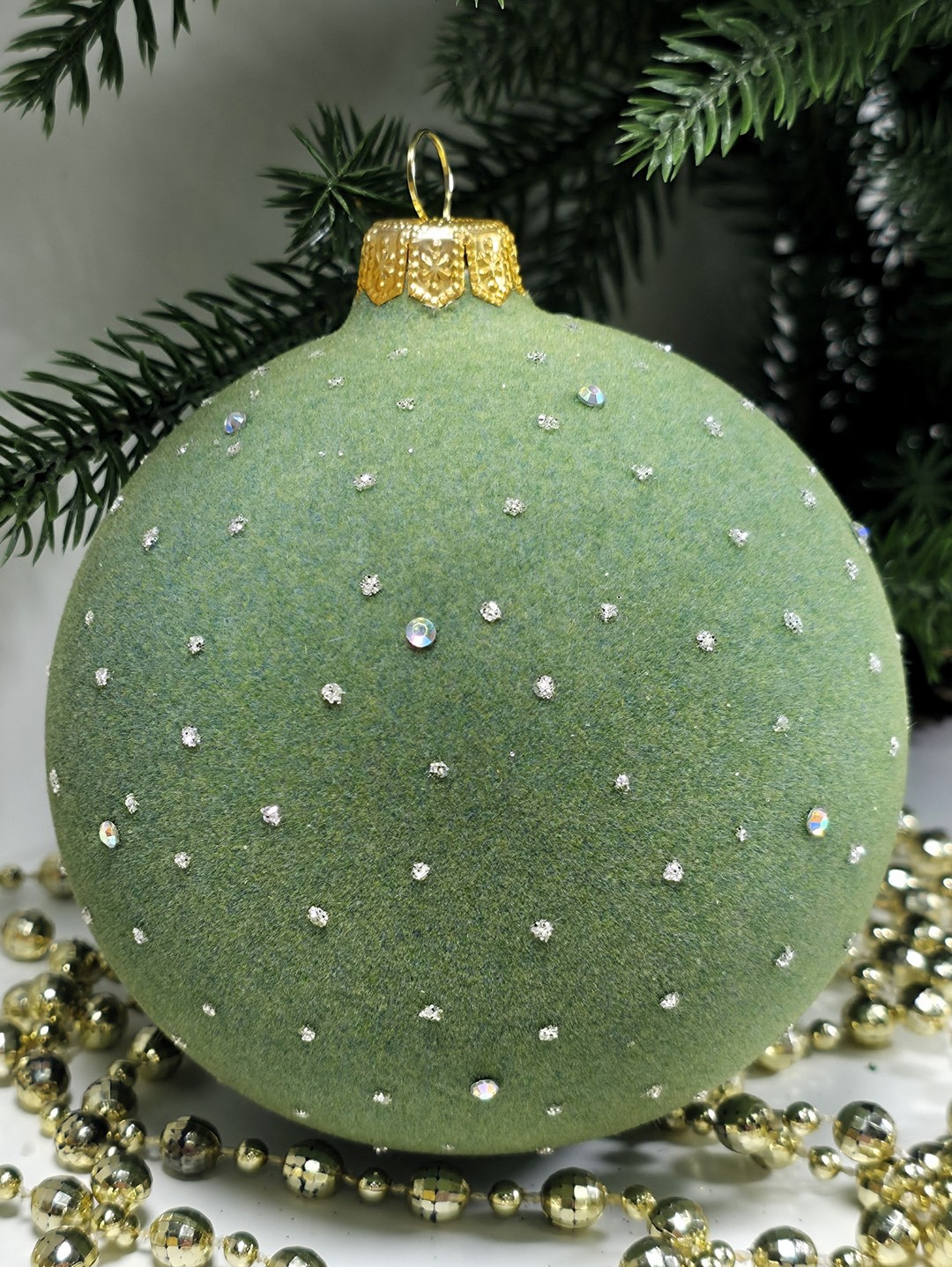 фото Стеклянный шар 100 мм №26