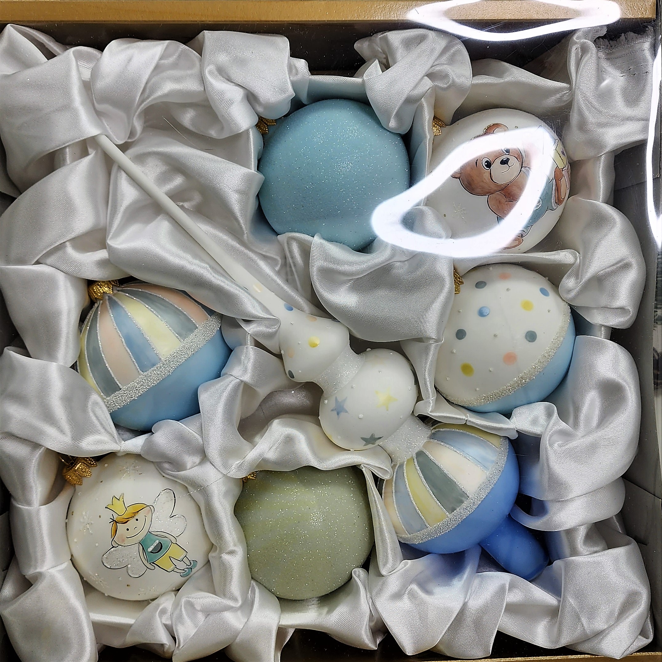 фото Набор ёлочных игрушек Бронза Детский мальчик