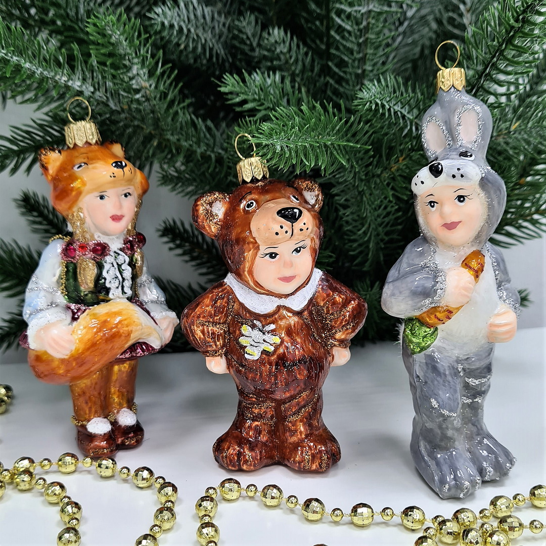 фото Набор ёлочных игрушек Детки в карнавальных костюмах