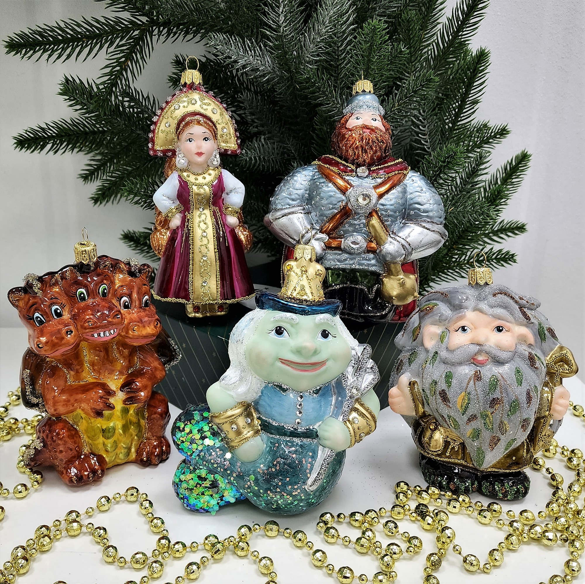 фото Набор ёлочных игрушек Лесная сказка