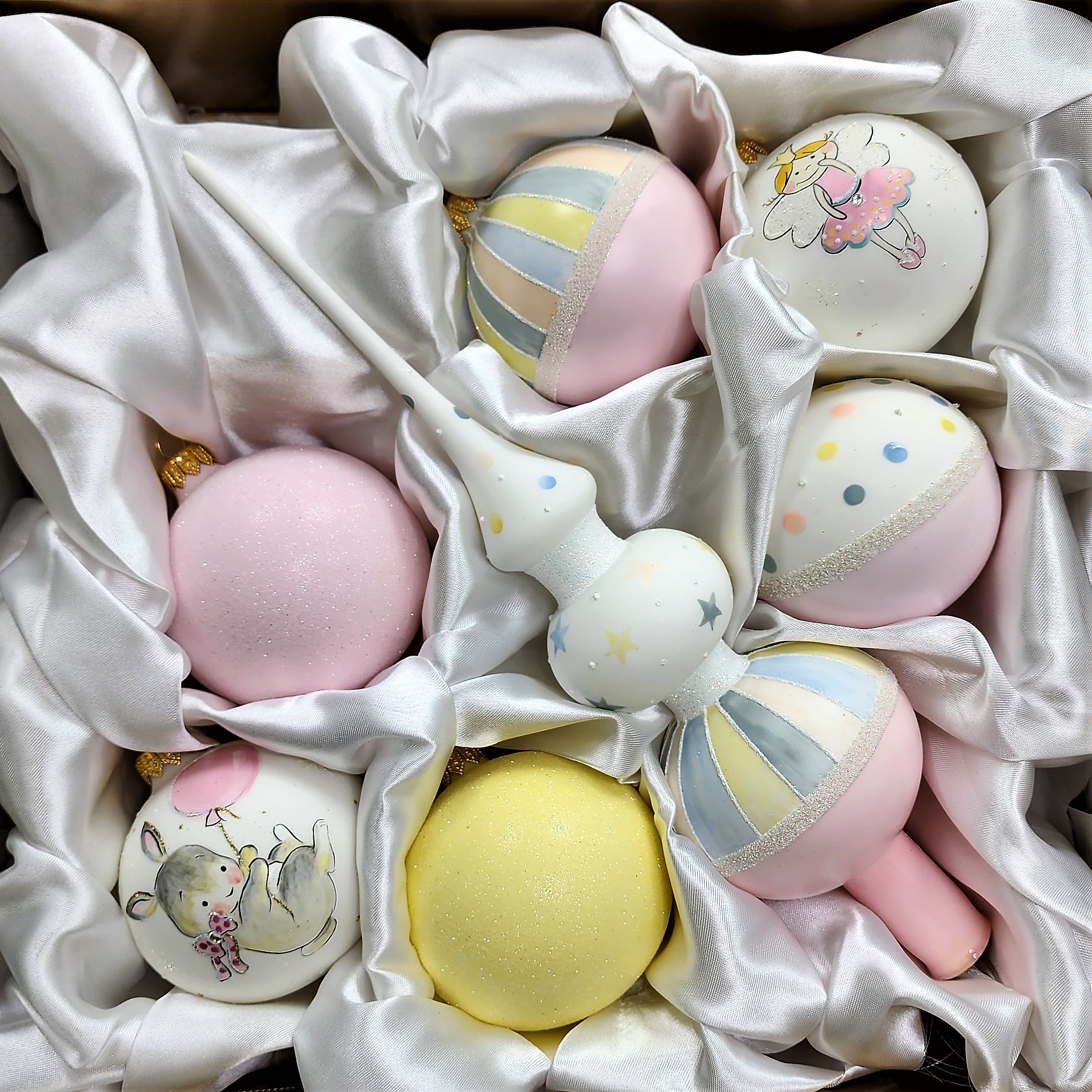 фото Набор ёлочных игрушек Бронза Детский девочка