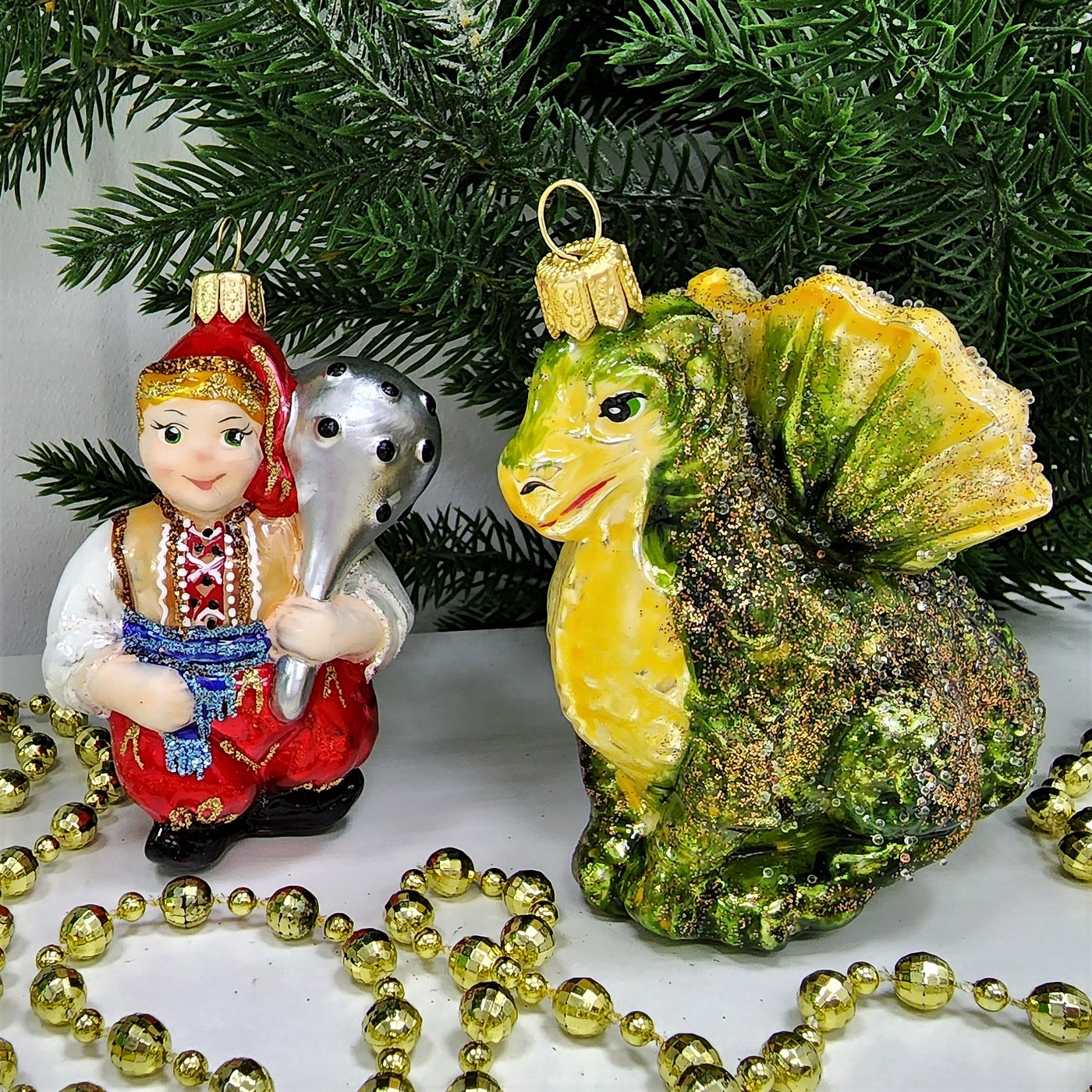 фото Набор ёлочных игрушек Покати горошек