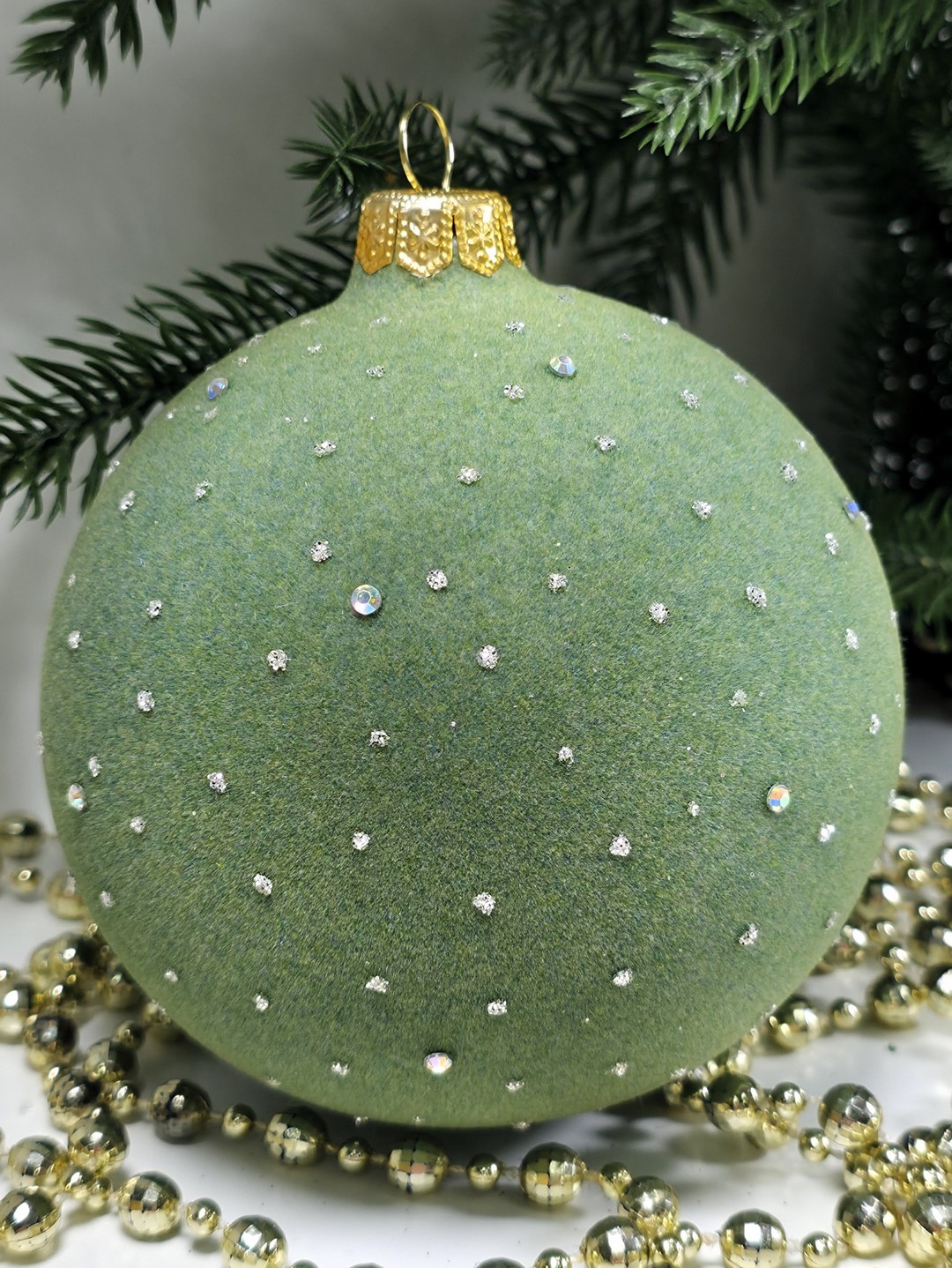 фото Стеклянный шар 100 мм №26