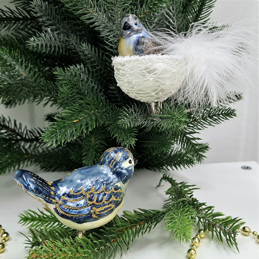 фото Набор ёлочных игрушек Две птички Синички