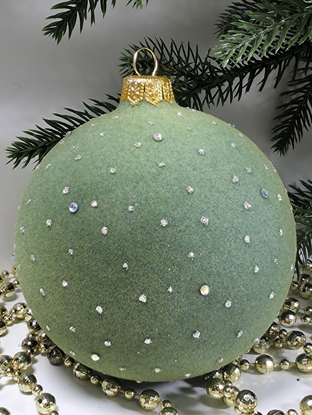 фото Стеклянный шар 100 мм №26