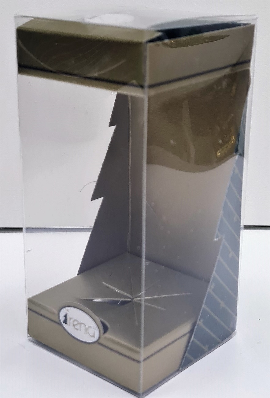 фото Стеклянная елочная игрушка Снежинка