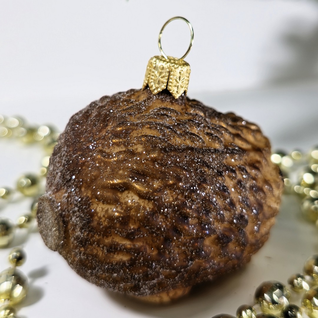 фото Irena-Co Ёлочная игрушка Ёжик винтаж