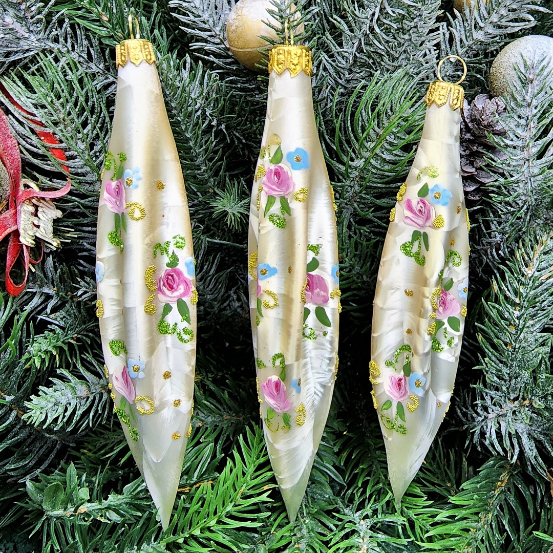 фото Набор ёлочных игрушек Три сосульки Версаль