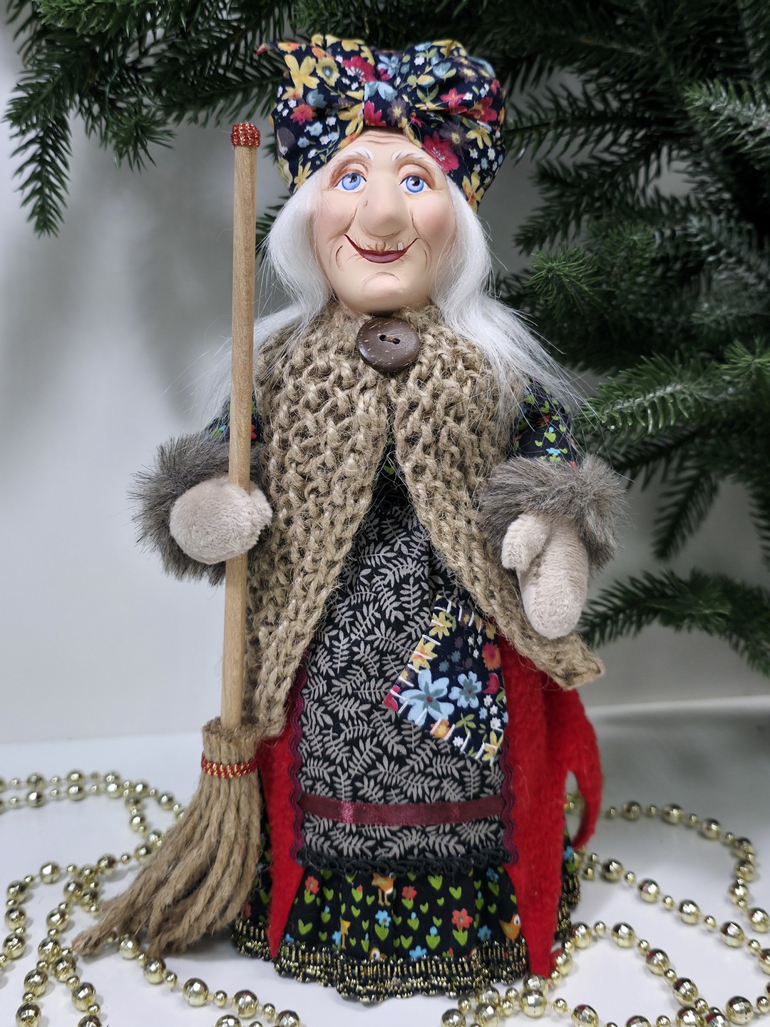 фото Кукла Баба Яга 28 см