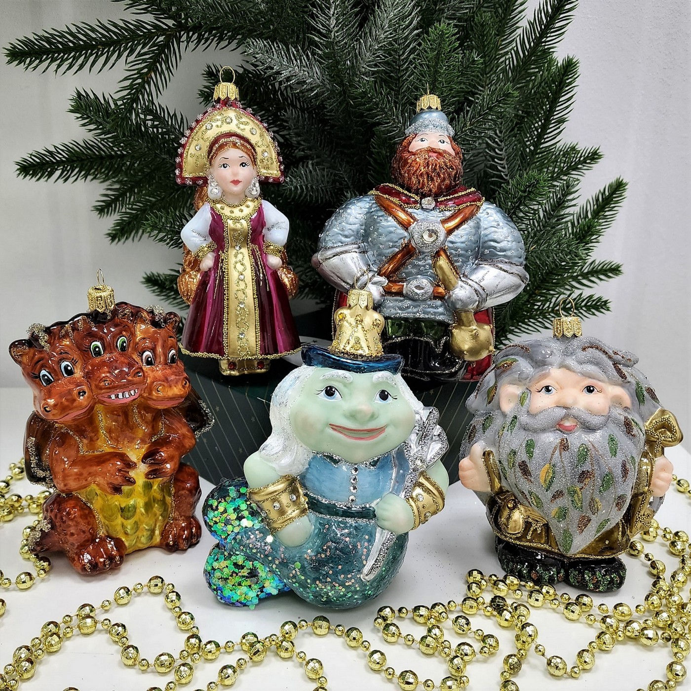 фото Набор ёлочных игрушек Лесная сказка