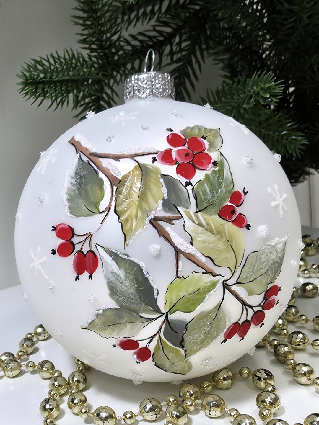 фото Стеклянный шар 100 мм №66