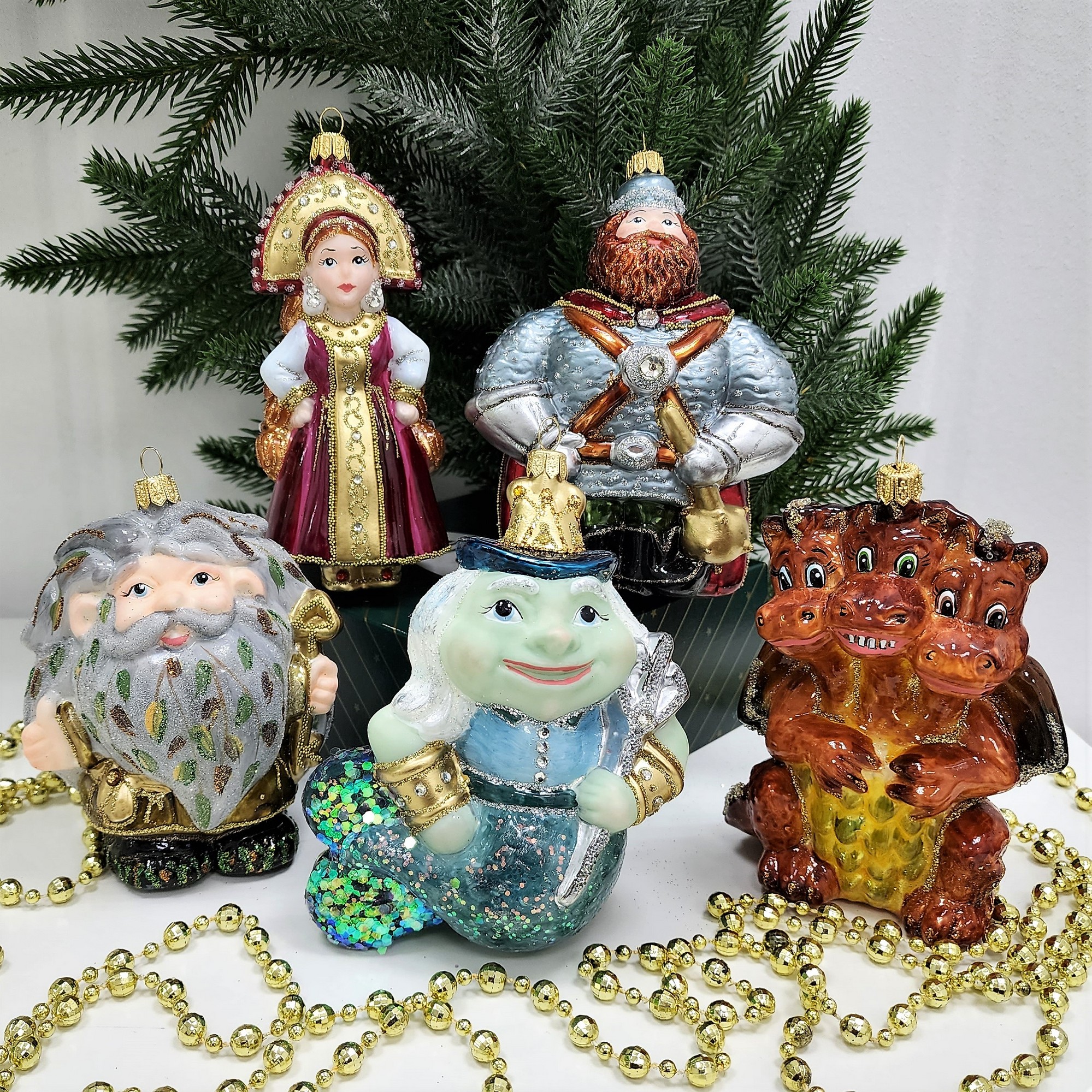 фото Набор ёлочных игрушек Лесная сказка