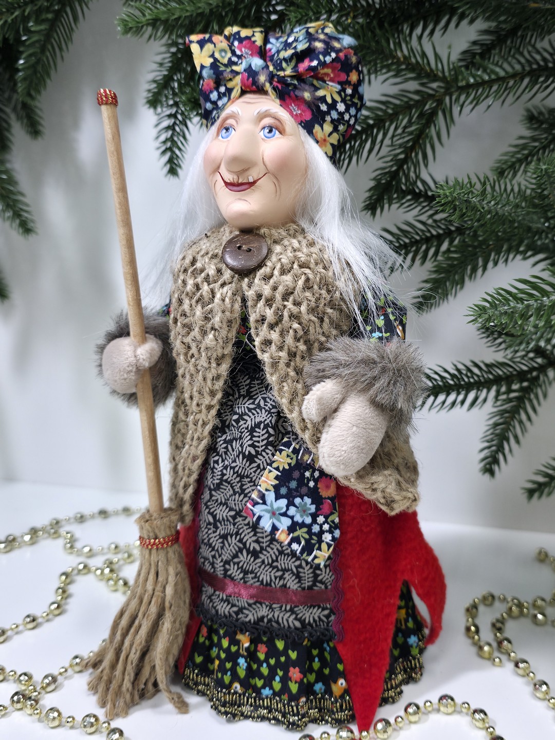 фото Кукла Баба Яга 28 см