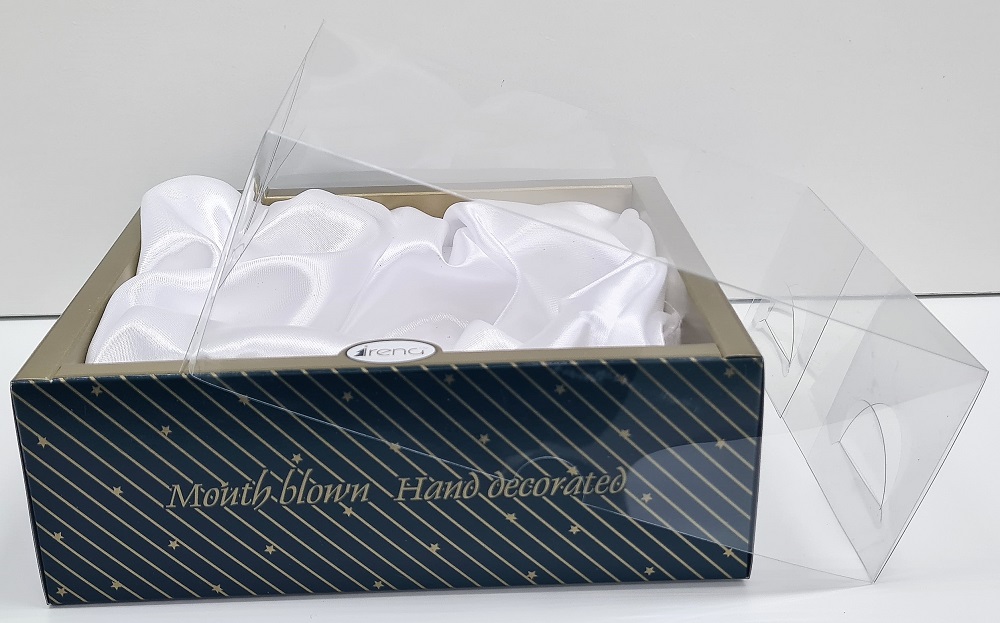 фото Набор ёлочных игрушек Сова серая, снежинка и шишка