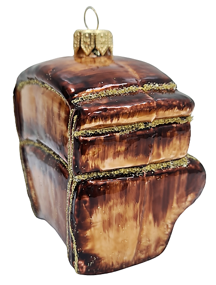 фото Стеклянная елочная игрушка Пианино