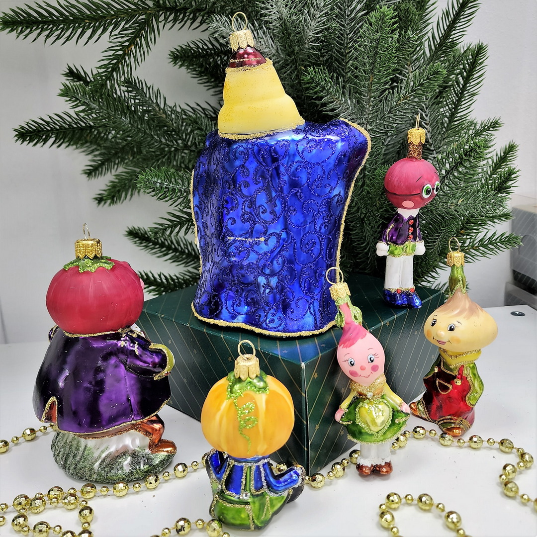 фото Набор ёлочных игрушек Чиполлино и его друзья