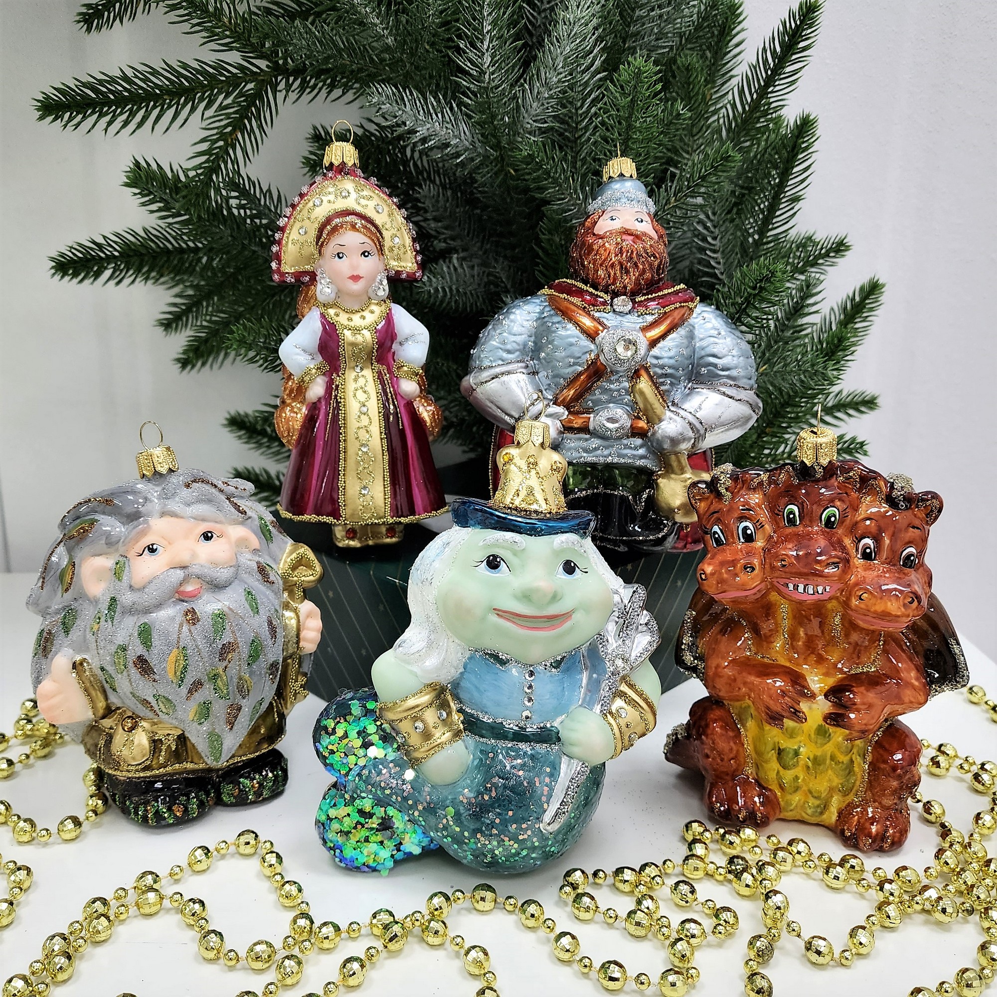 фото Набор ёлочных игрушек Лесная сказка