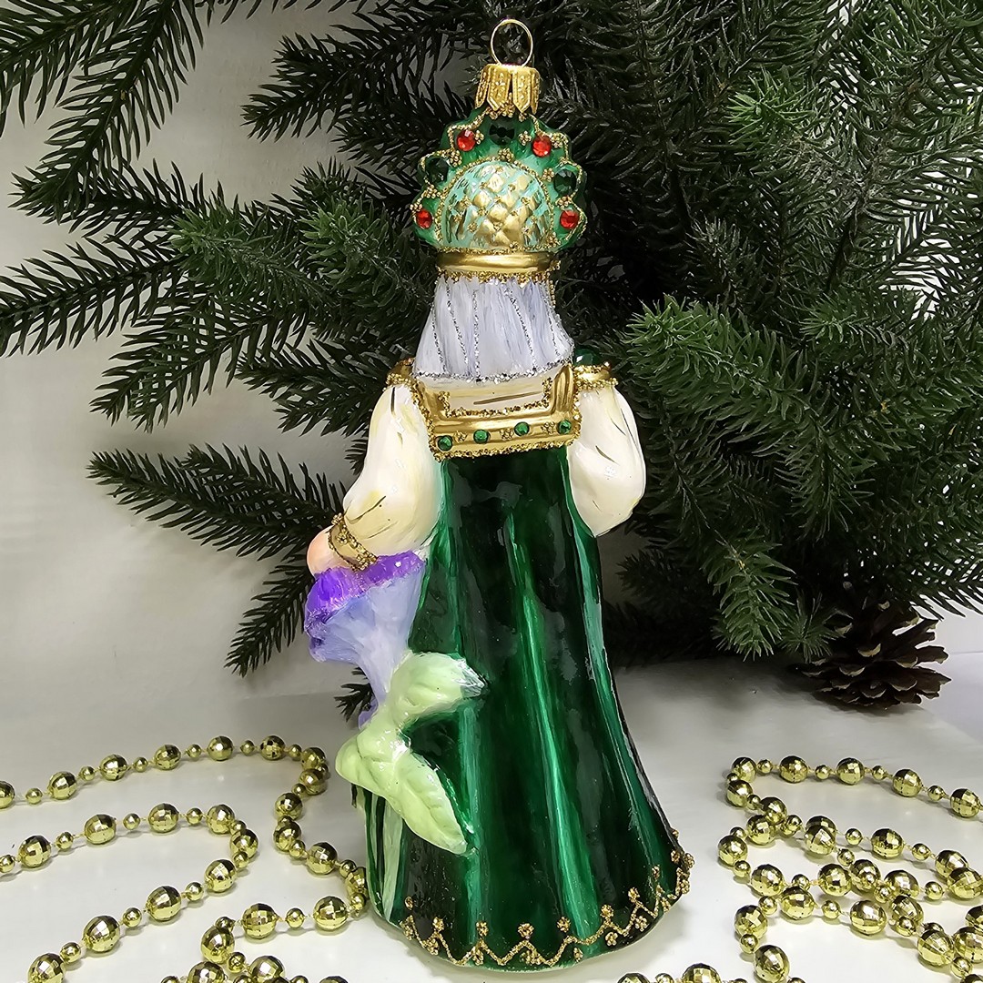 фото Стеклянная елочная игрушка Хозяйка Медной горы