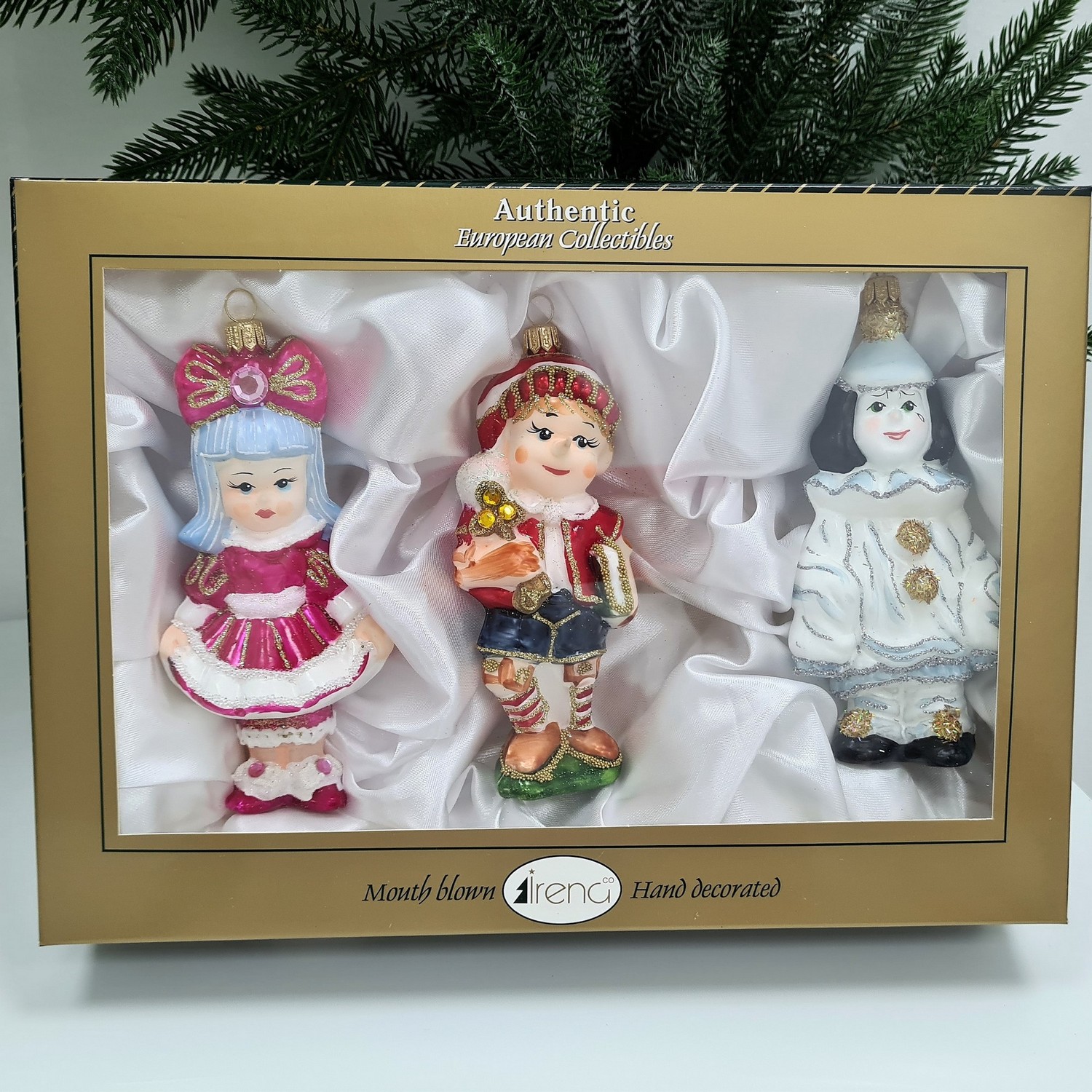 фото Набор ёлочных игрушек Буратино, Мальвина и Пьеро