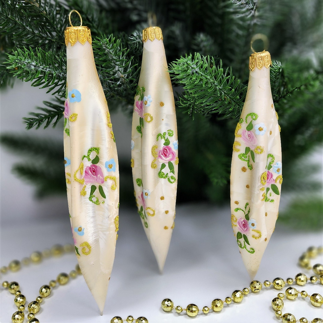 фото Набор ёлочных игрушек Три сосульки Версаль