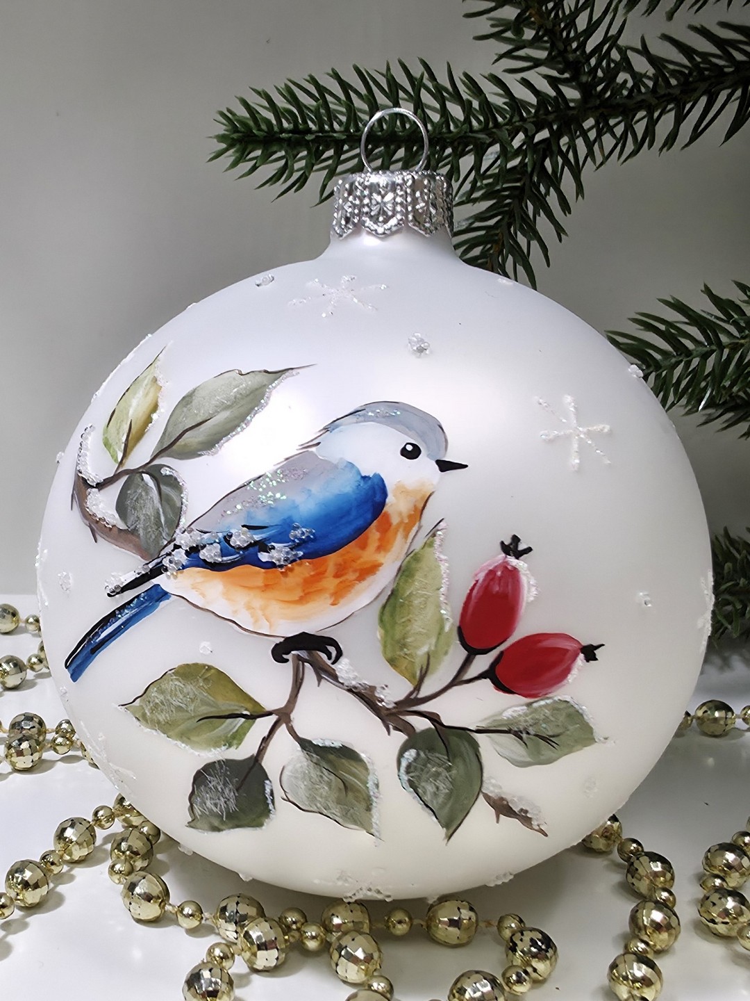 фото Стеклянный шар 100 мм №65