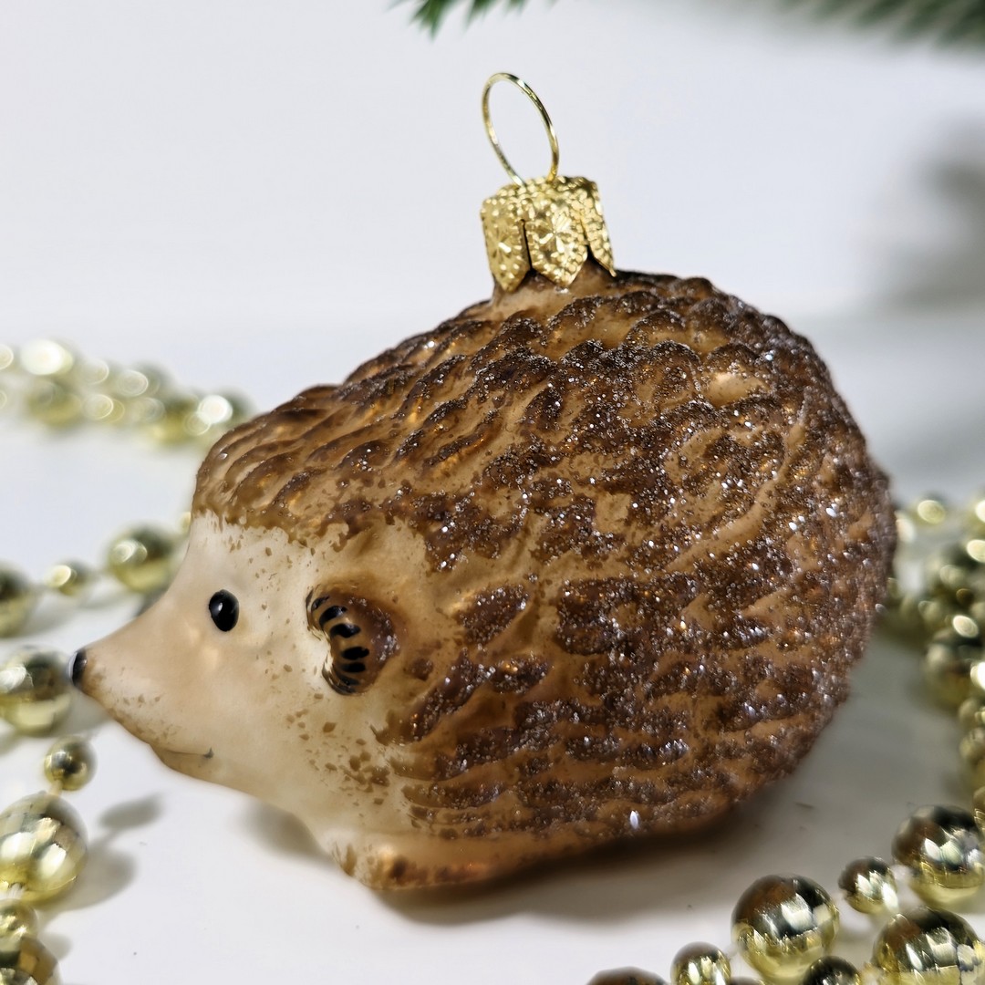 фото Irena-Co Ёлочная игрушка Ёжик винтаж