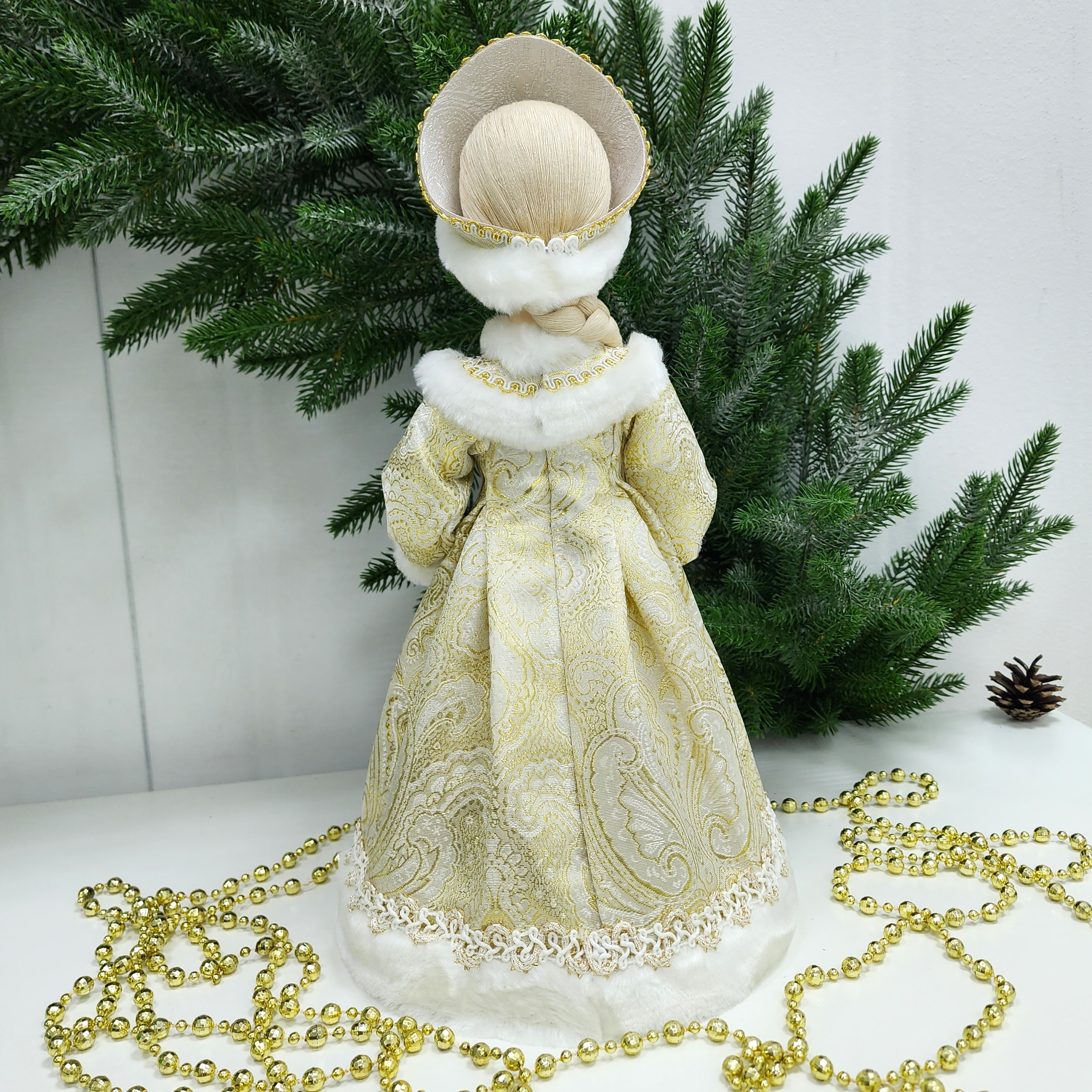 фото Кукла Снегурочка под елку 35 см