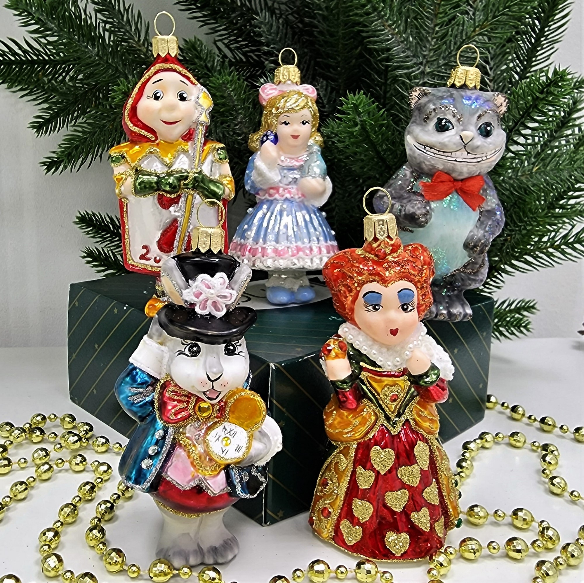 фото Набор ёлочных игрушек Алиса в стране чудес