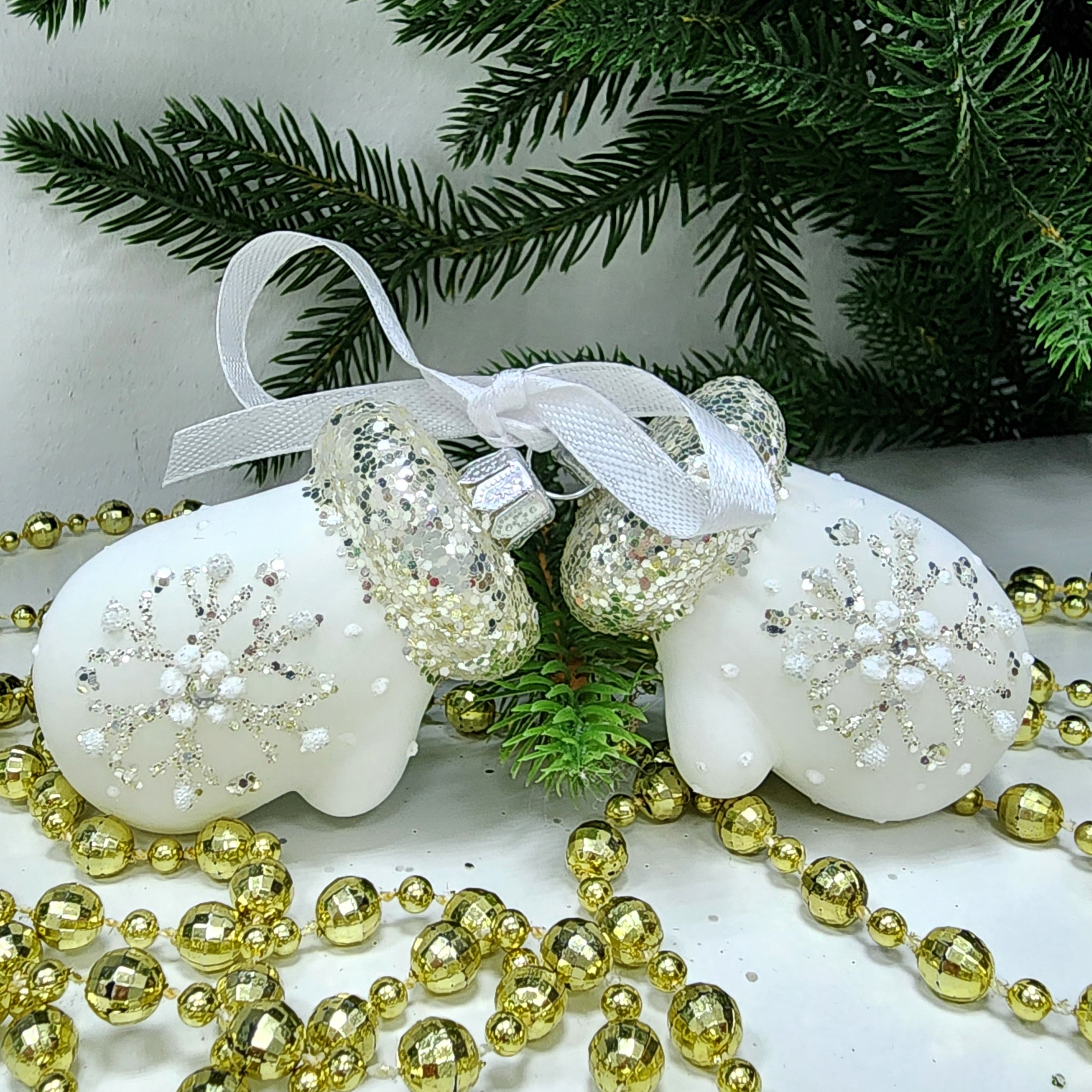 фото Набор ёлочных игрушек Две варежки