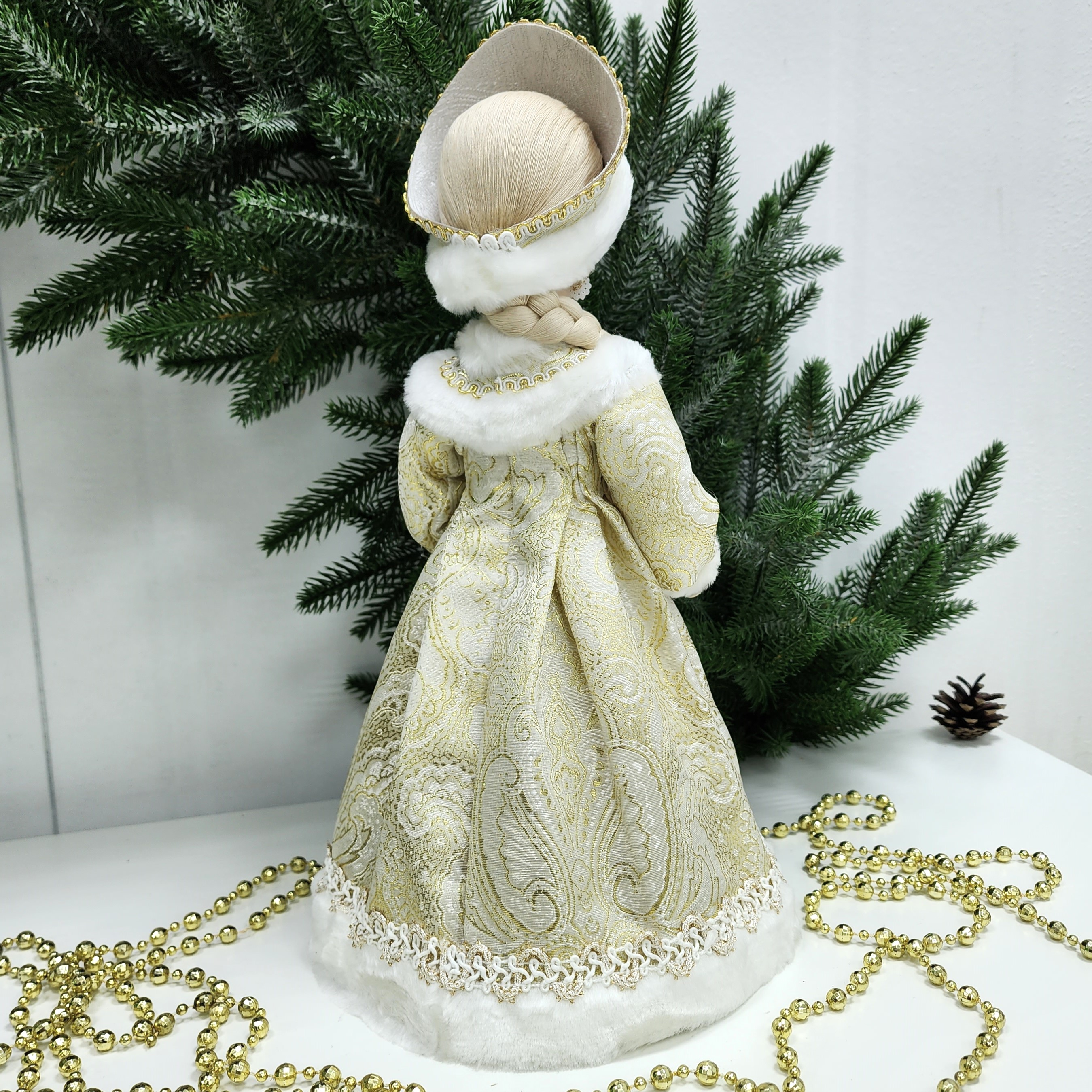 фото Кукла Снегурочка под елку 35 см