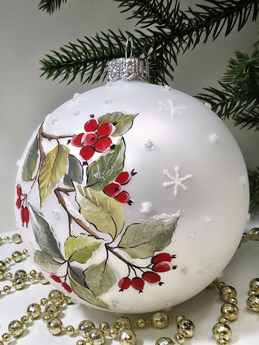 фото Стеклянный шар 100 мм №66