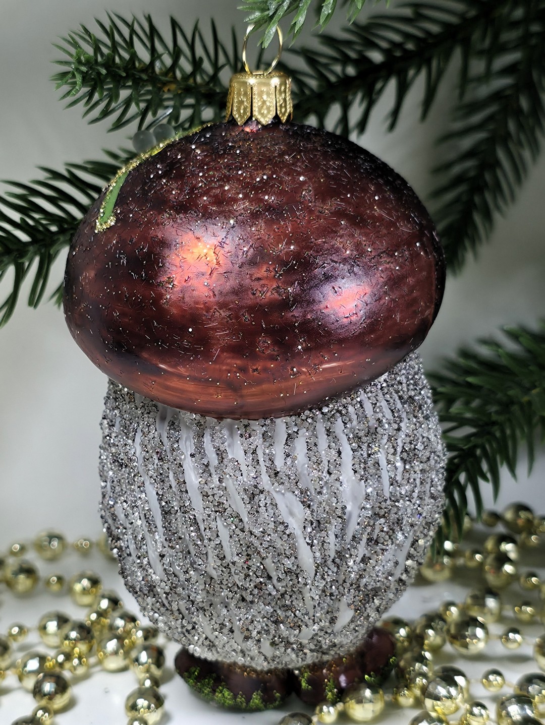 фото Irena-Co Ёлочная игрушка Ёжик грибок