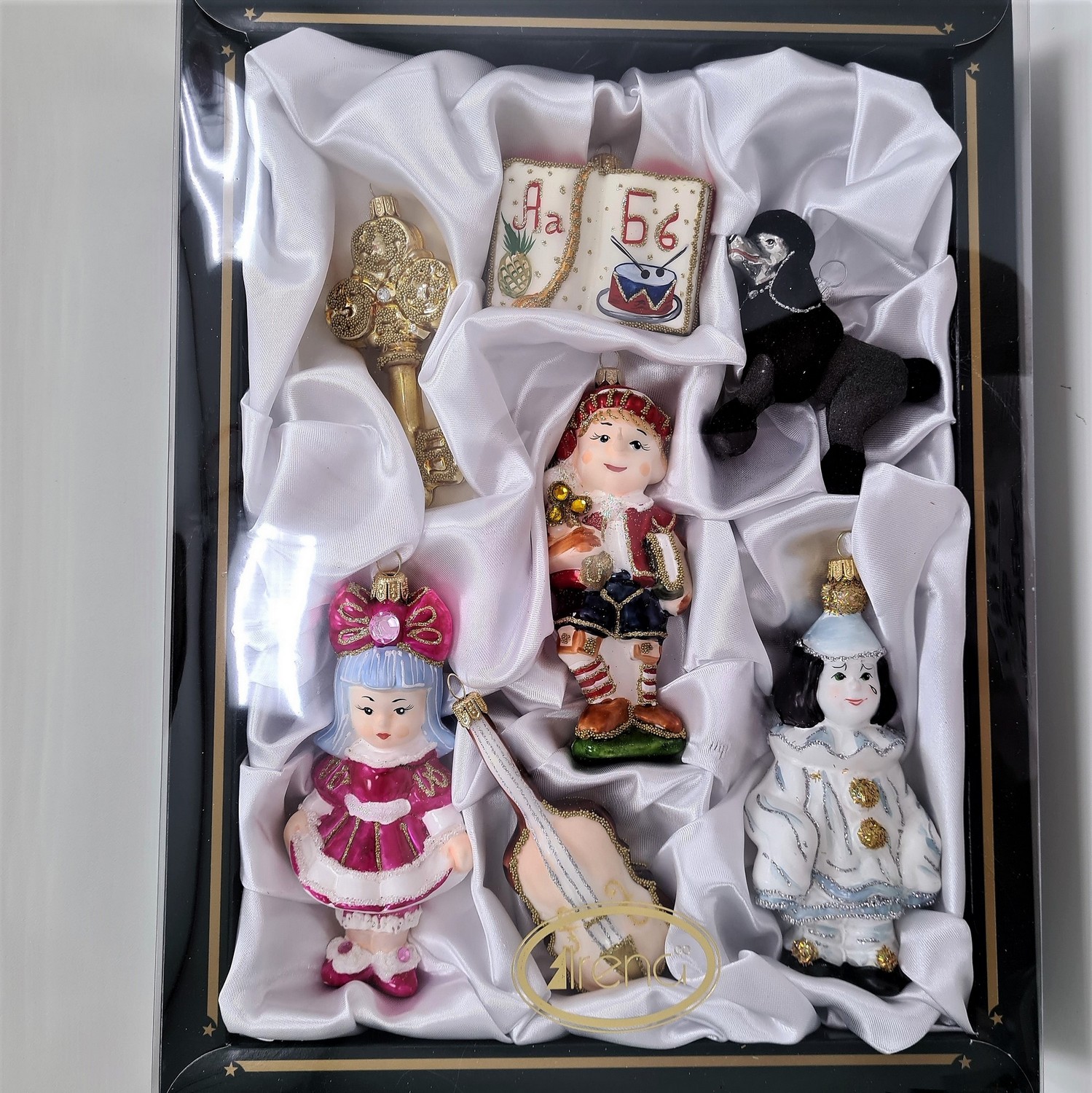 фото Набор ёлочных игрушек Буратино и золотой ключик