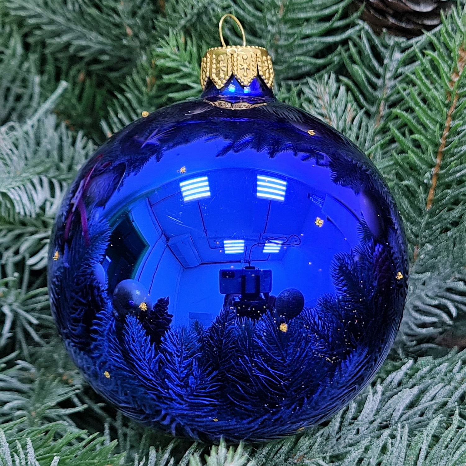 фото Стеклянный шар 80 мм №474