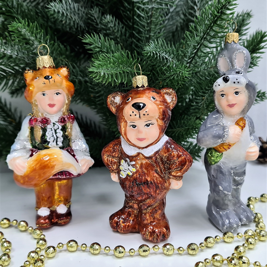 фото Набор ёлочных игрушек Детки в карнавальных костюмах