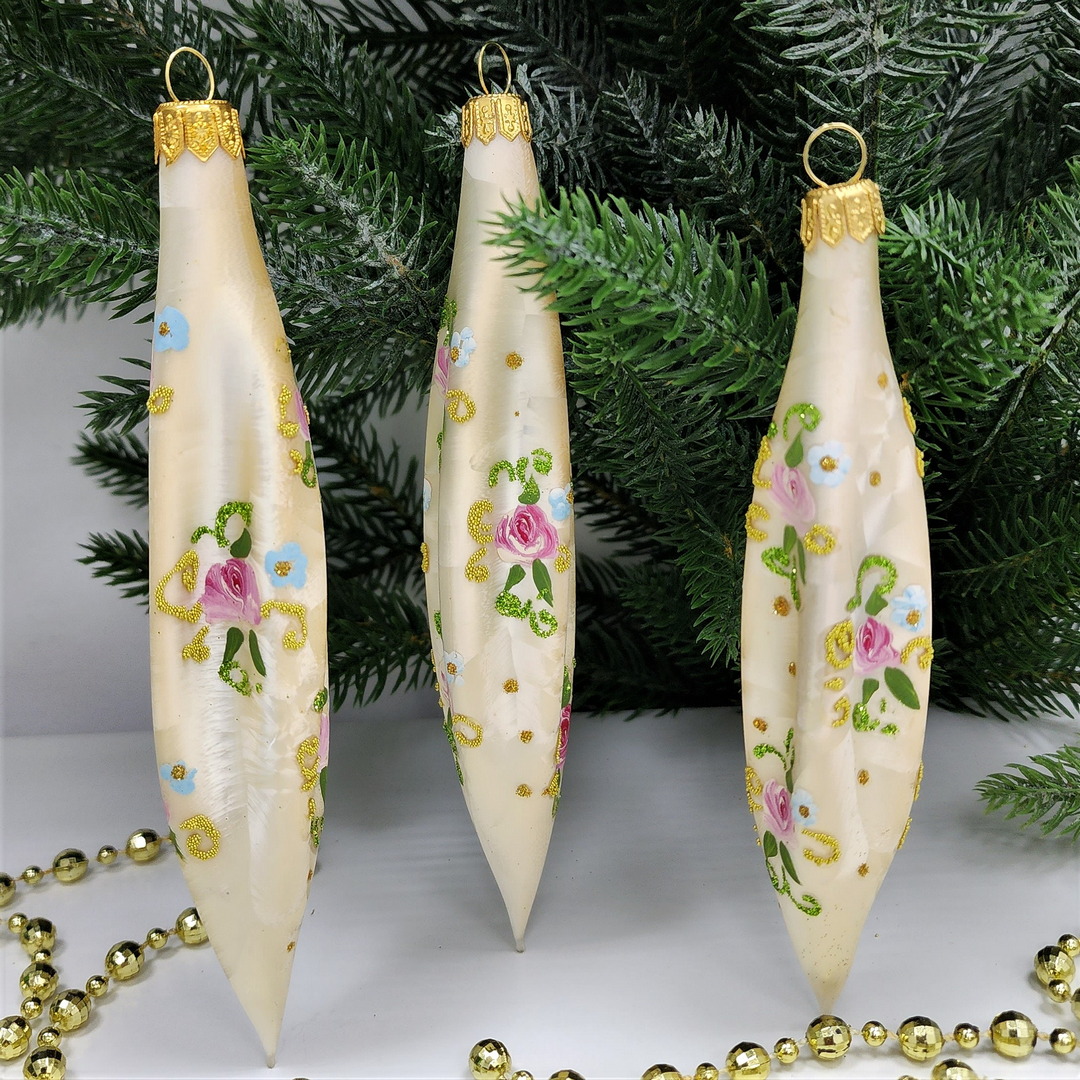 фото Набор ёлочных игрушек Три сосульки Версаль
