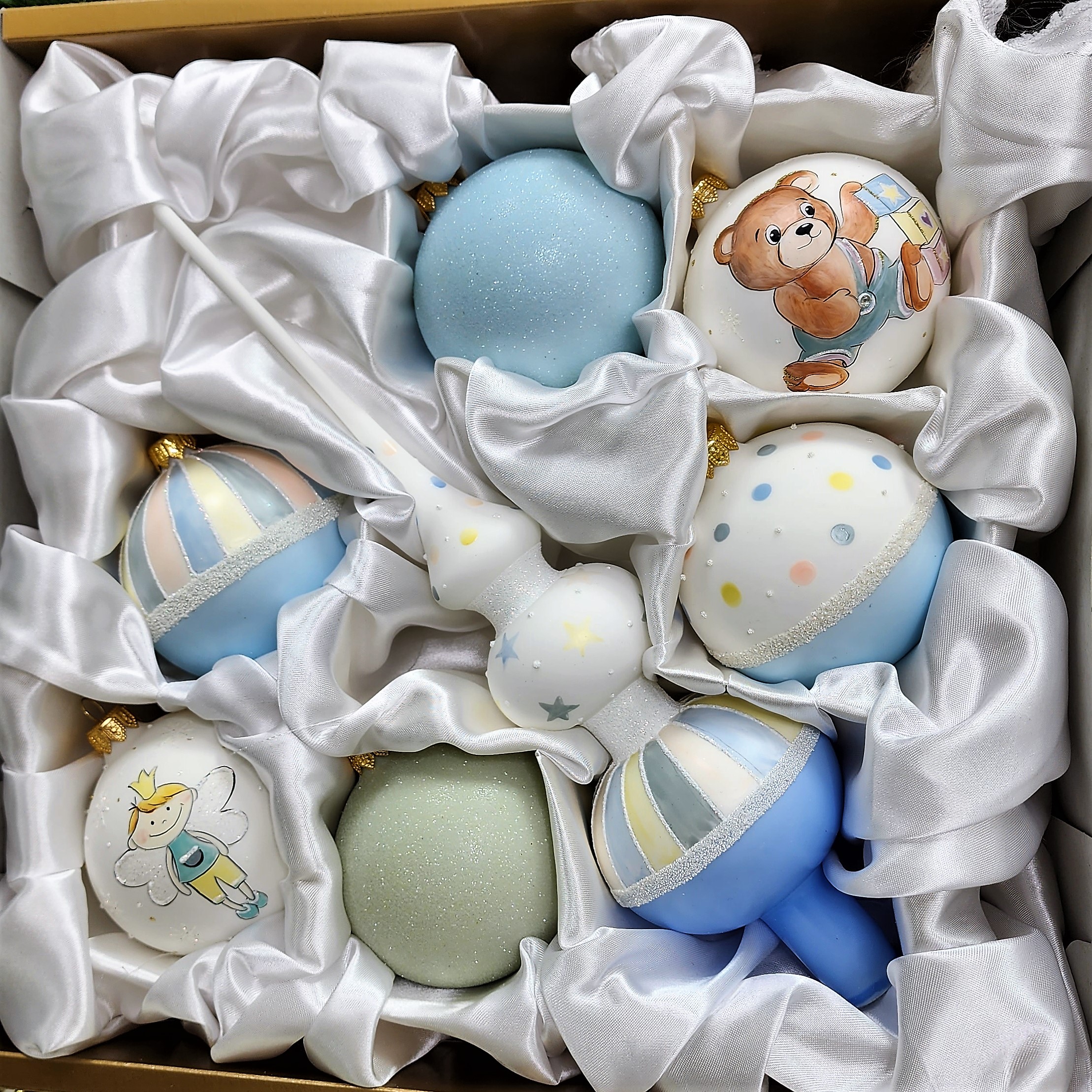 фото Набор ёлочных игрушек Бронза Детский мальчик