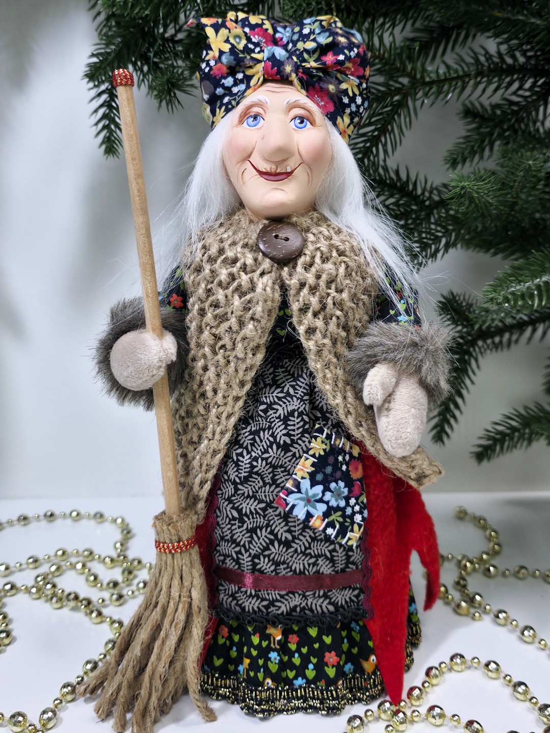 фото Кукла Баба Яга 28 см