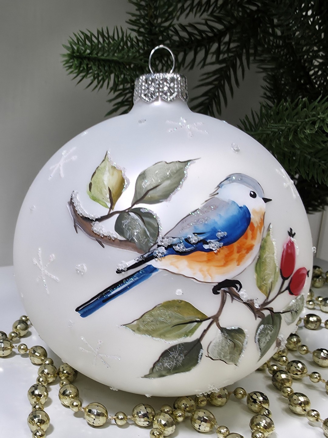 фото Стеклянный шар 100 мм №65