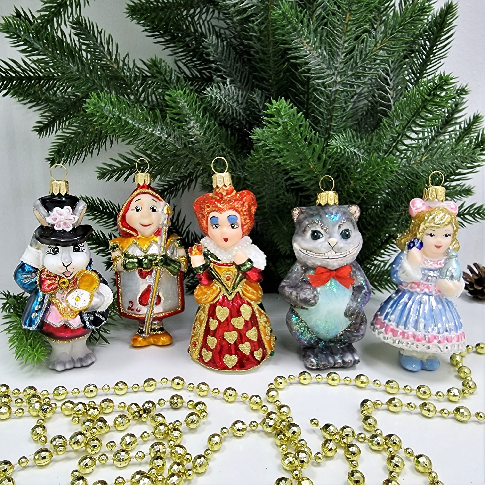 фото Набор ёлочных игрушек Алиса в стране чудес