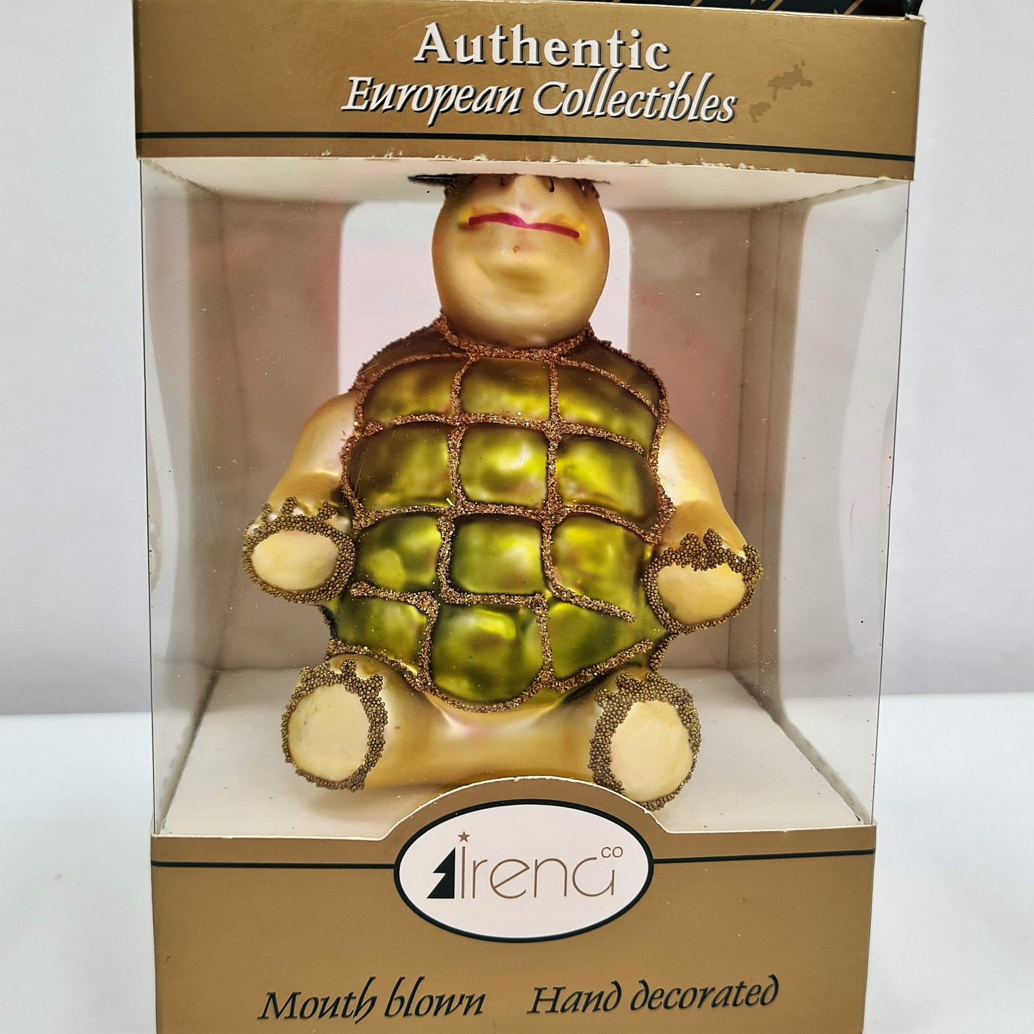 фото Стеклянная елочная игрушка Черепаха