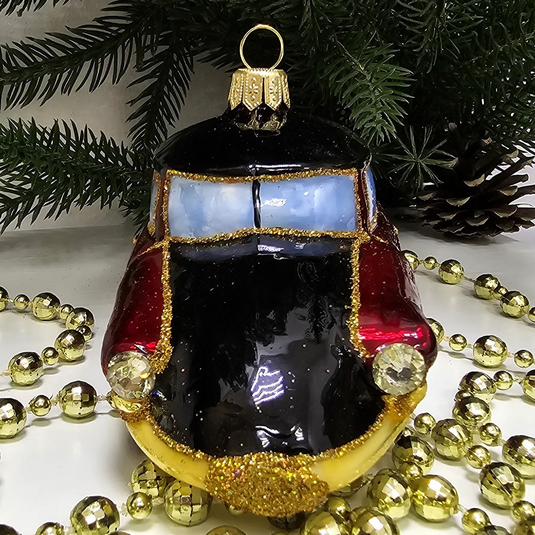 фото Стеклянная елочная игрушка Ситроен