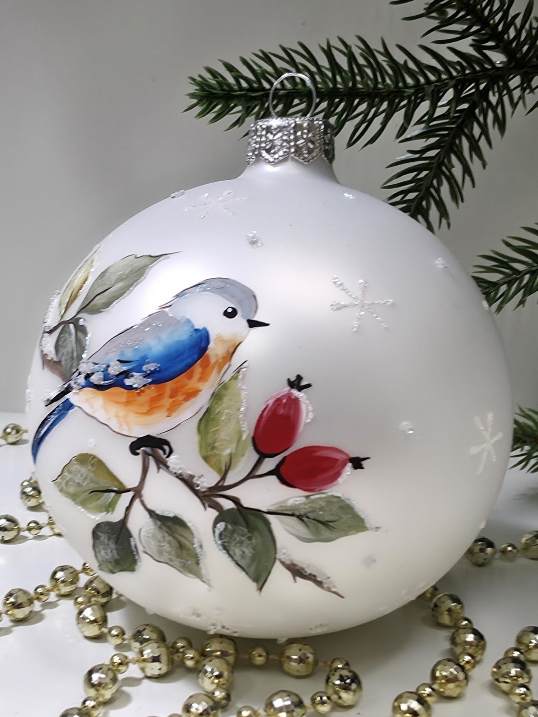 фото Стеклянный шар 100 мм №65