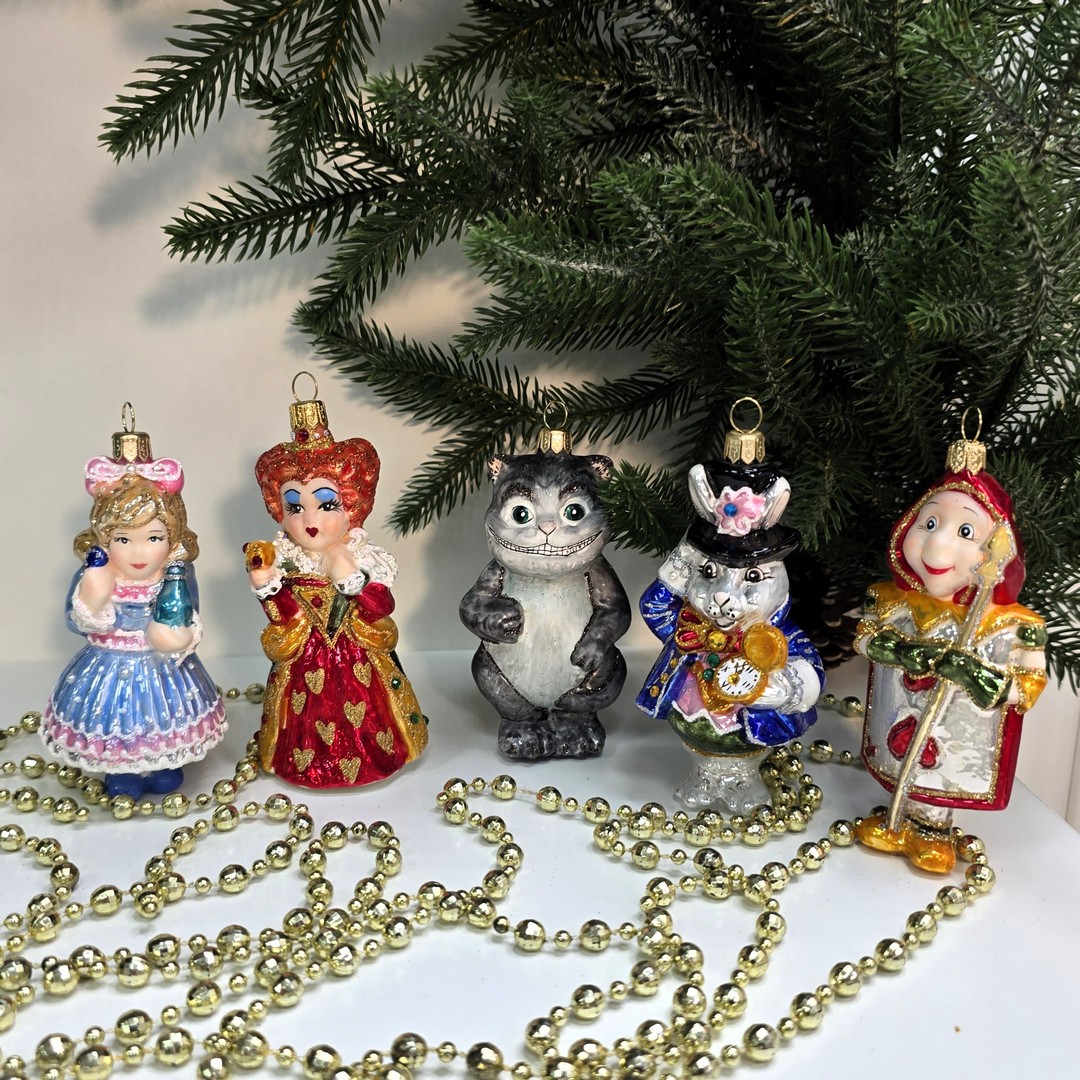 фото Набор ёлочных игрушек Алиса в стране чудес