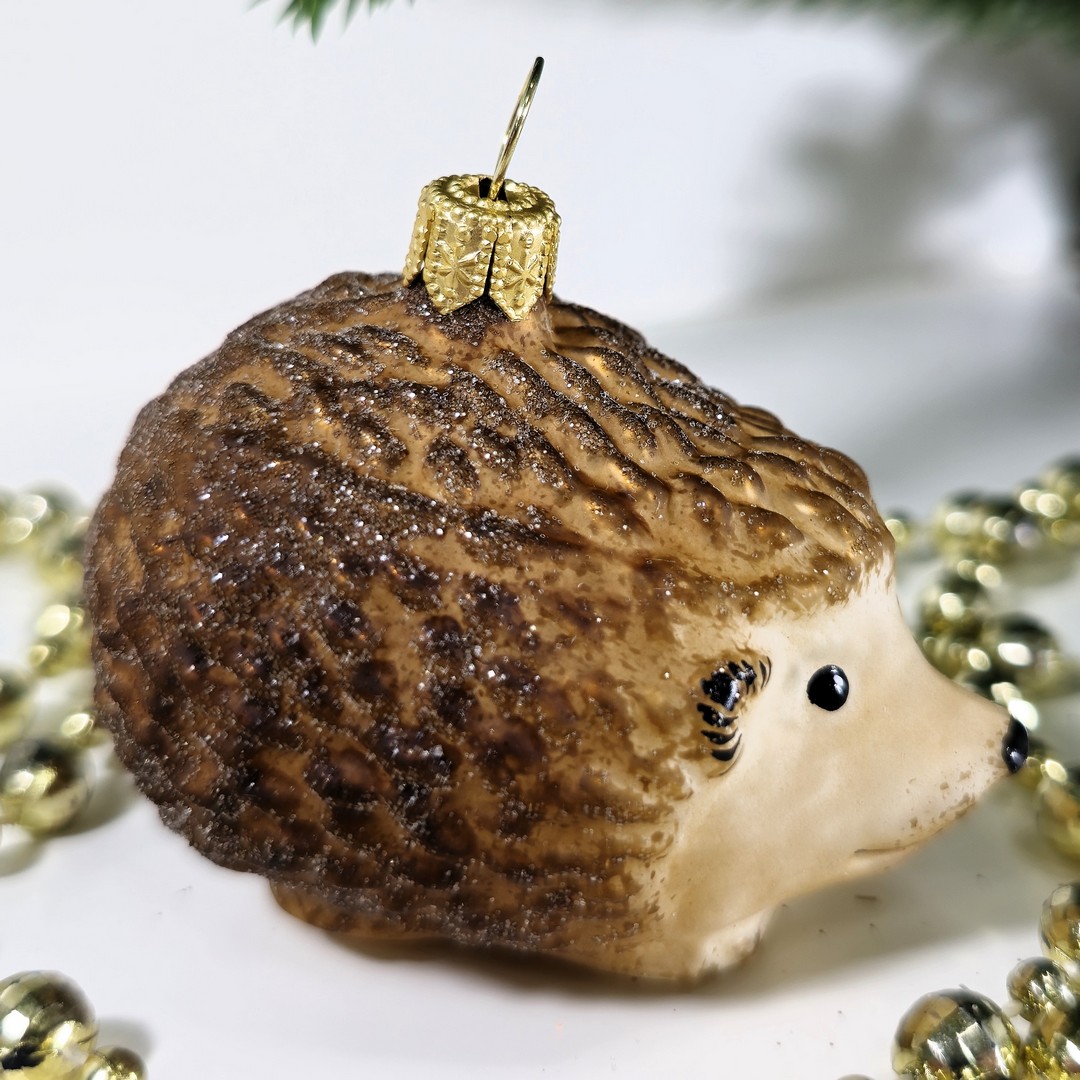 фото Irena-Co Ёлочная игрушка Ёжик винтаж